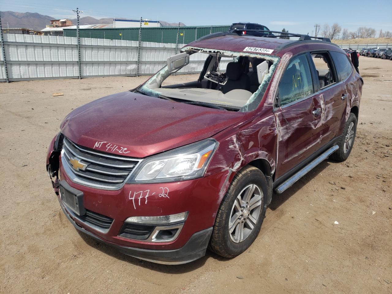 Photo 2 from auction – 2015 CHEVROLET TRAVERSE L with VIN 1GNKVHKD1FJ235428