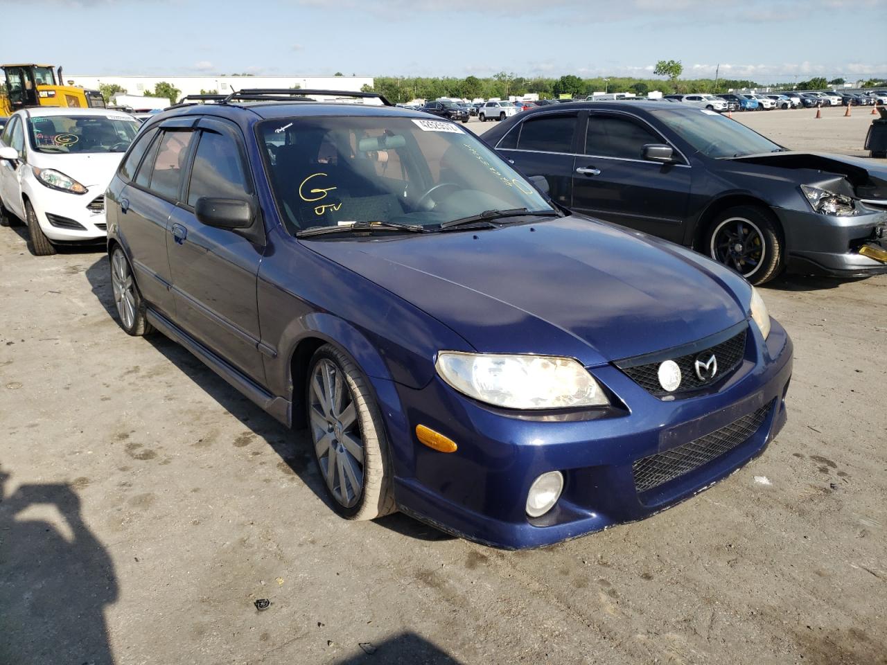 MAZDA PROTEGE PR 2002 with VIN JM1BJ245721455254 - Photo from auction