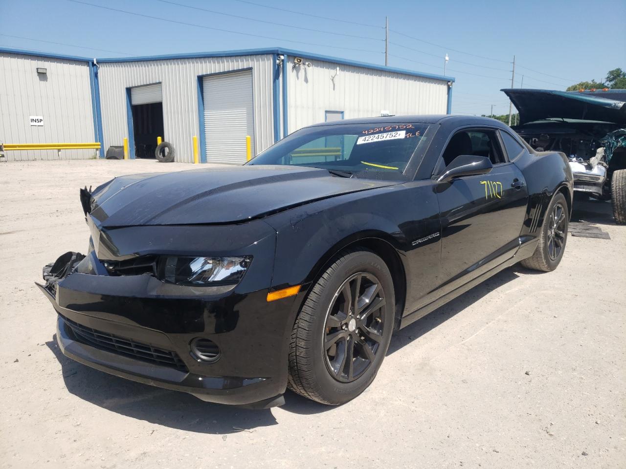 Photo 2 from auction – 2015 CHEVROLET CAMARO LS with VIN 2G1FB1E36F9303854