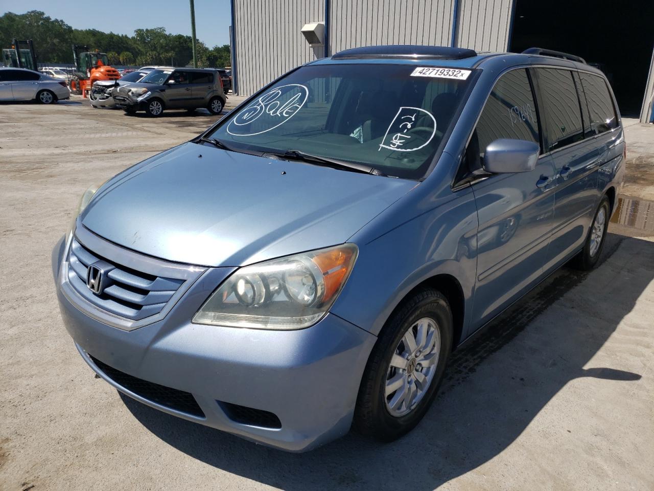 Photo 2 from auction – 2008 HONDA ODYSSEY EX with VIN 5FNRL386X8B026580