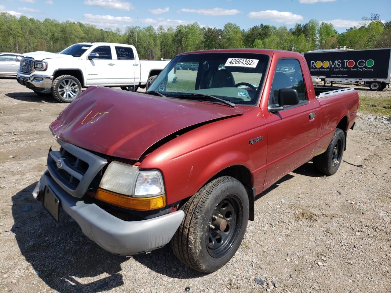 Photo 2 from auction – 2000 FORD RANGER with VIN 1FTYR10C7YTA69318