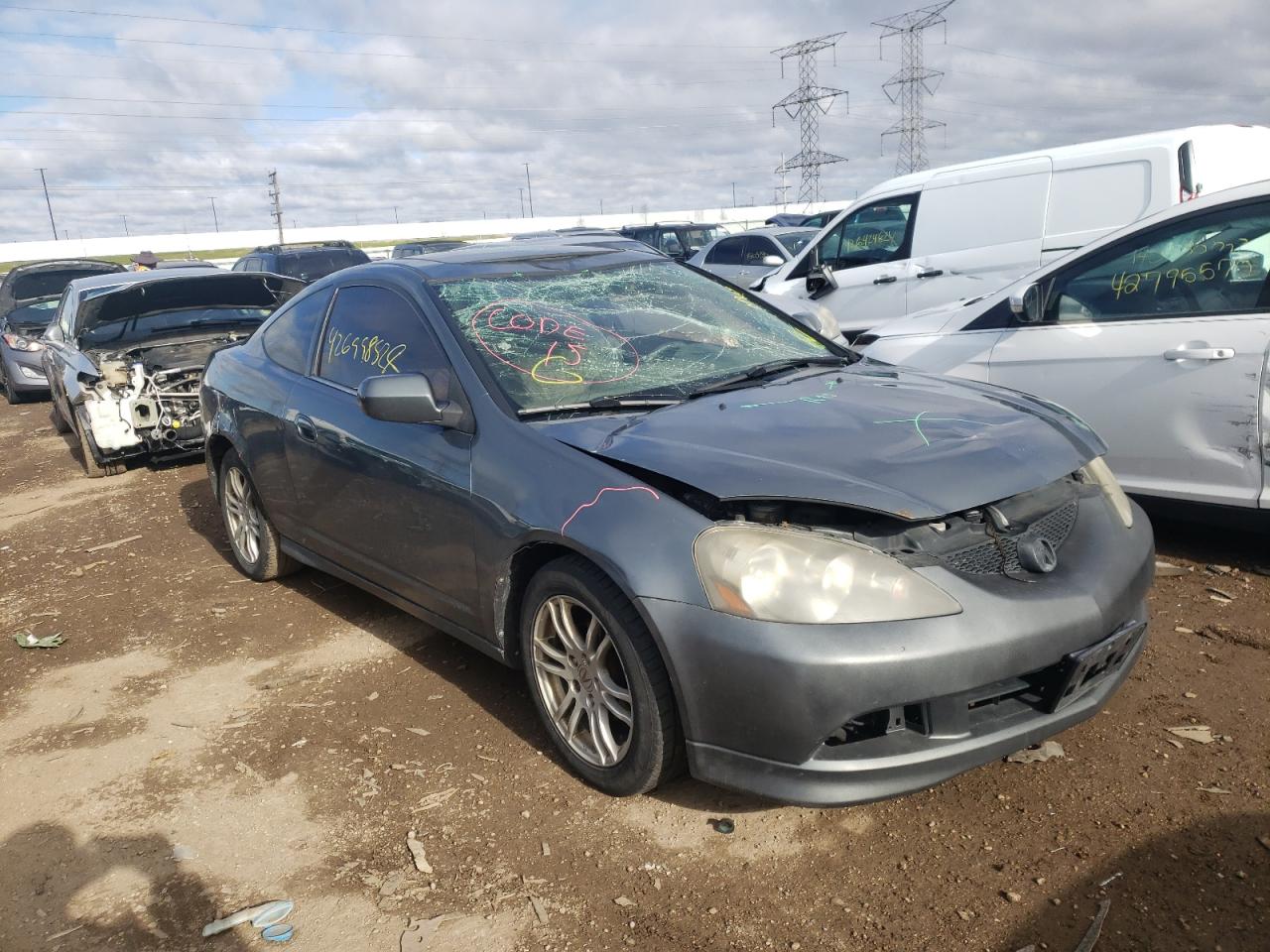 ACURA RSX 2005 with VIN JH4DC54815S017762 - Photo from auction