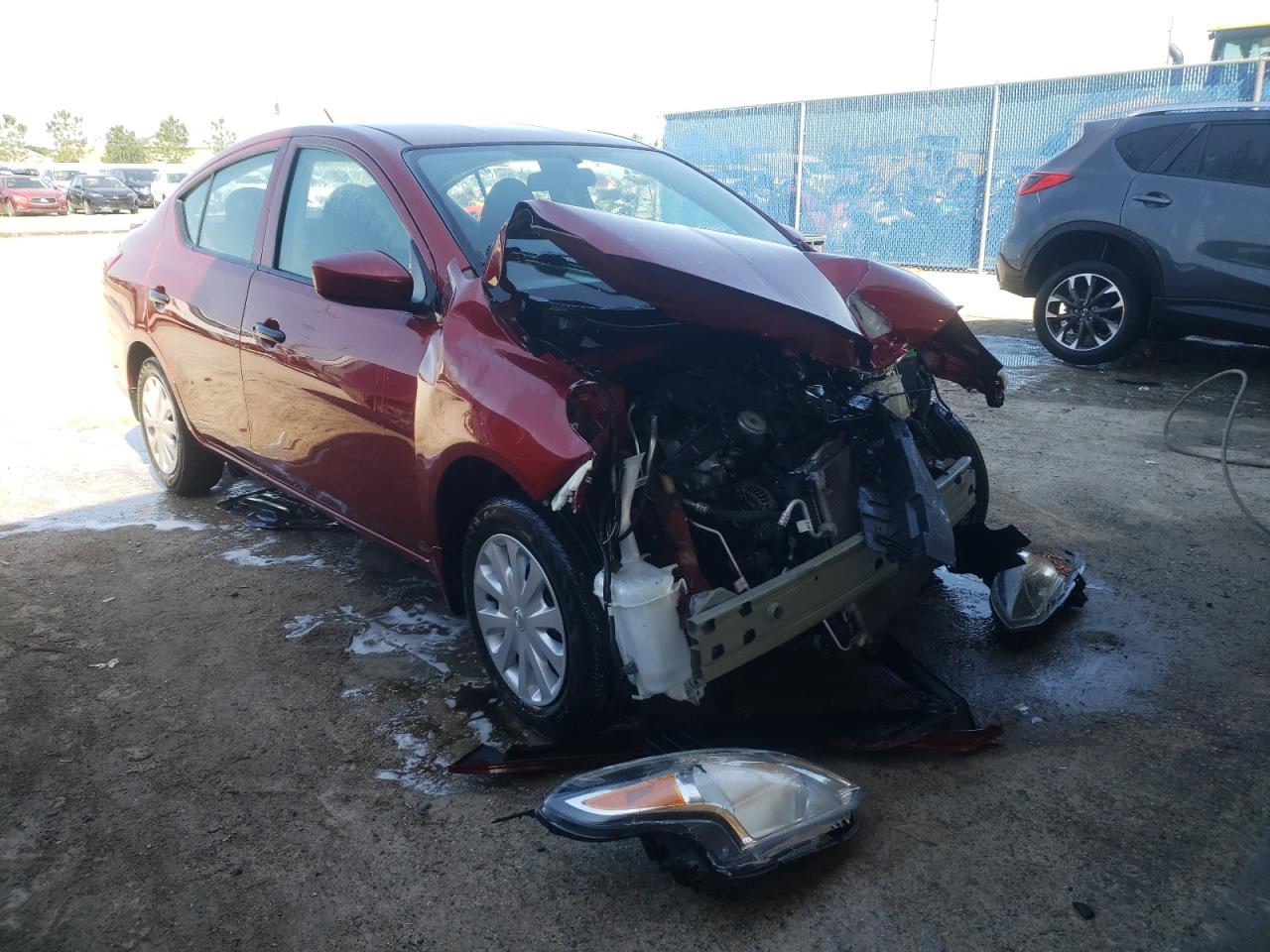 NISSAN VERSA S 2017 with VIN 3N1CN7AP9HL824230 - Photo from auction