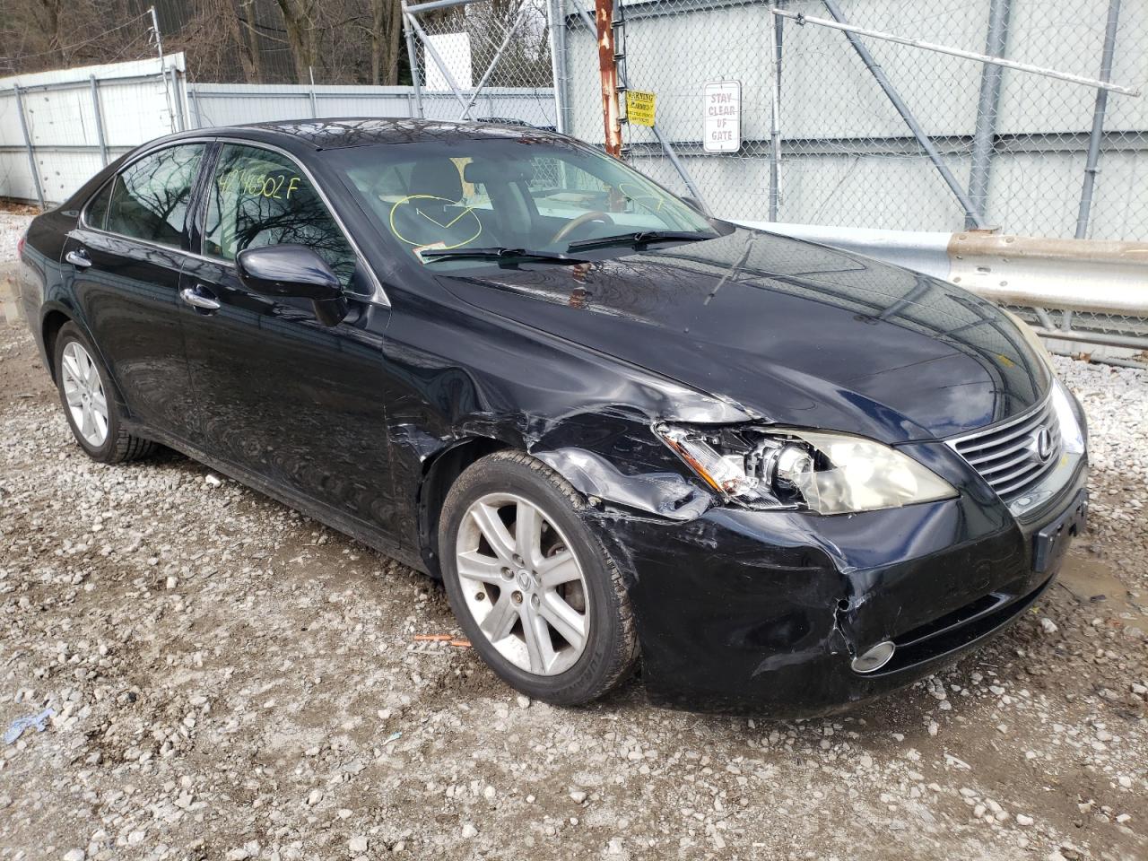 LEXUS ES 350 2008 with VIN JTHBJ46G182252856 - Photo from auction