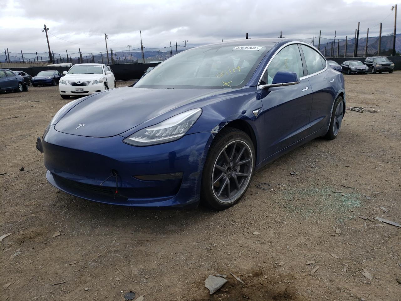 Photo 2 from auction – 2019 TESLA MODEL 3 with VIN 5YJ3E1EAXKF299698