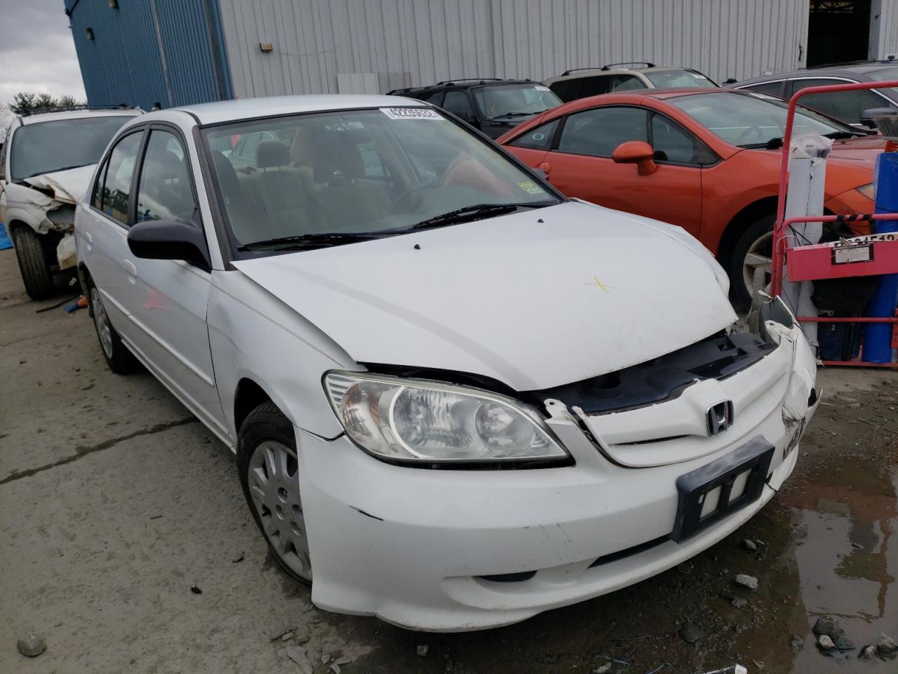 Photo 1 from auction – 2005 HONDA CIVIC LX with VIN 2HGES16585H580739