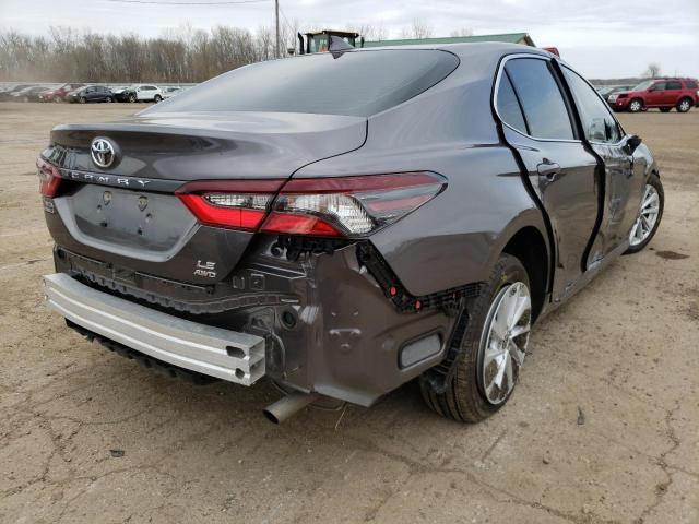 Photo 4 from auction – 2022 TOYOTA CAMRY LE with VIN 4T1C11BK2NU054149