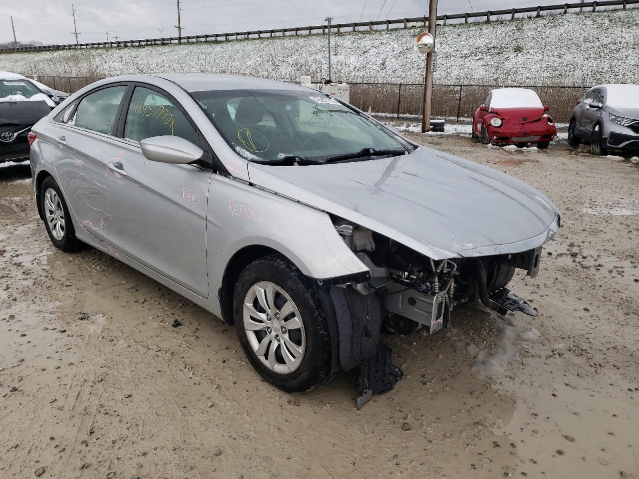 HYUNDAI SONATA GLS 2012 with VIN 5NPEB4AC1CH468892 - Photo from auction