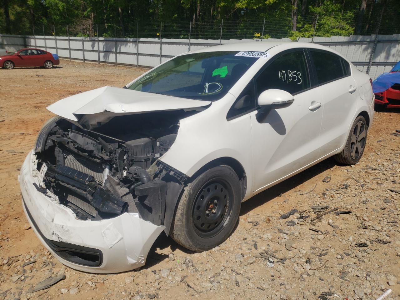 Photo 2 from auction – 2014 KIA RIO EX with VIN KNADN4A30E6336638