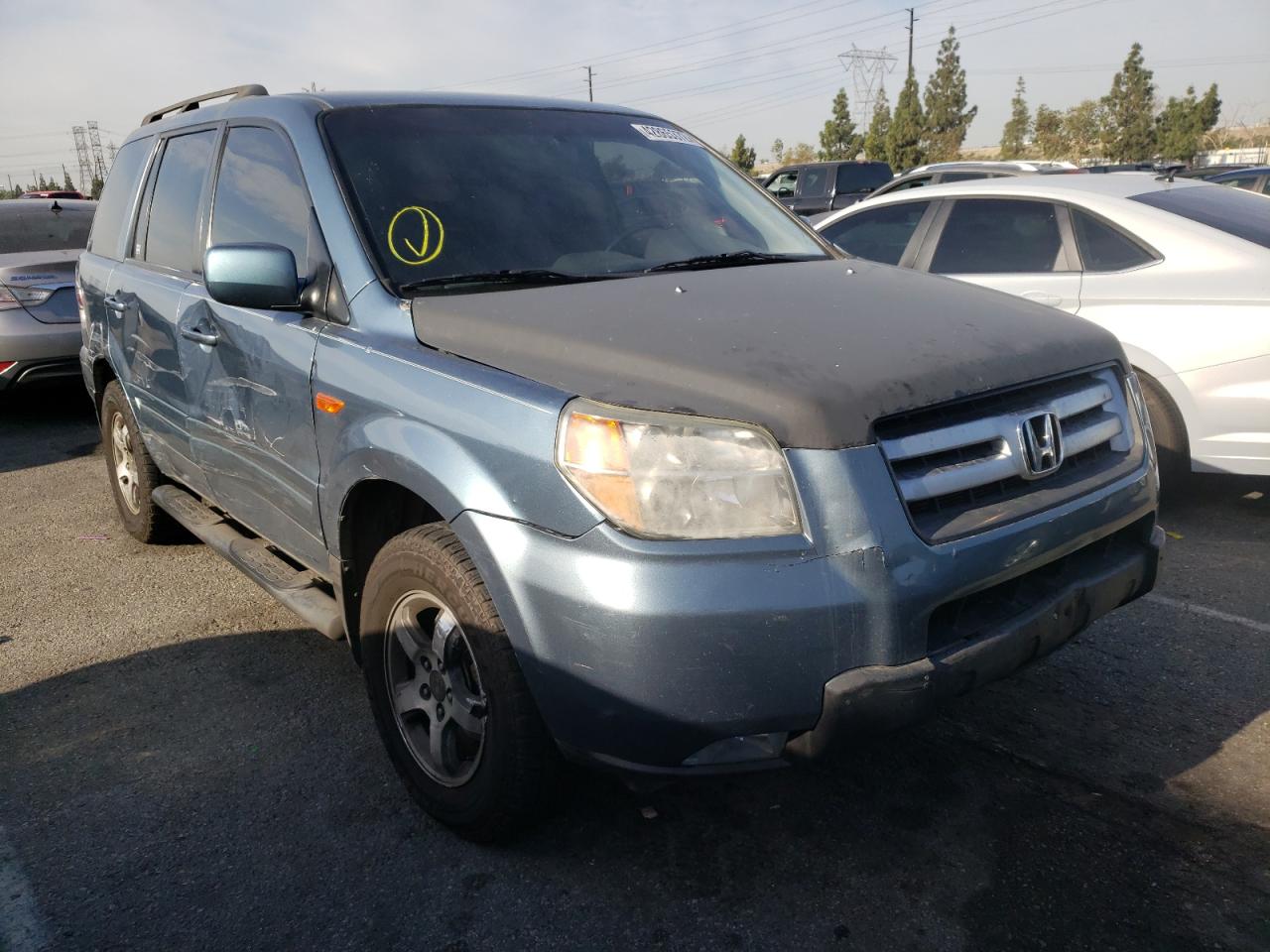 HONDA PILOT EX 2006 with VIN 5FNYF28416B001138 - Photo from auction