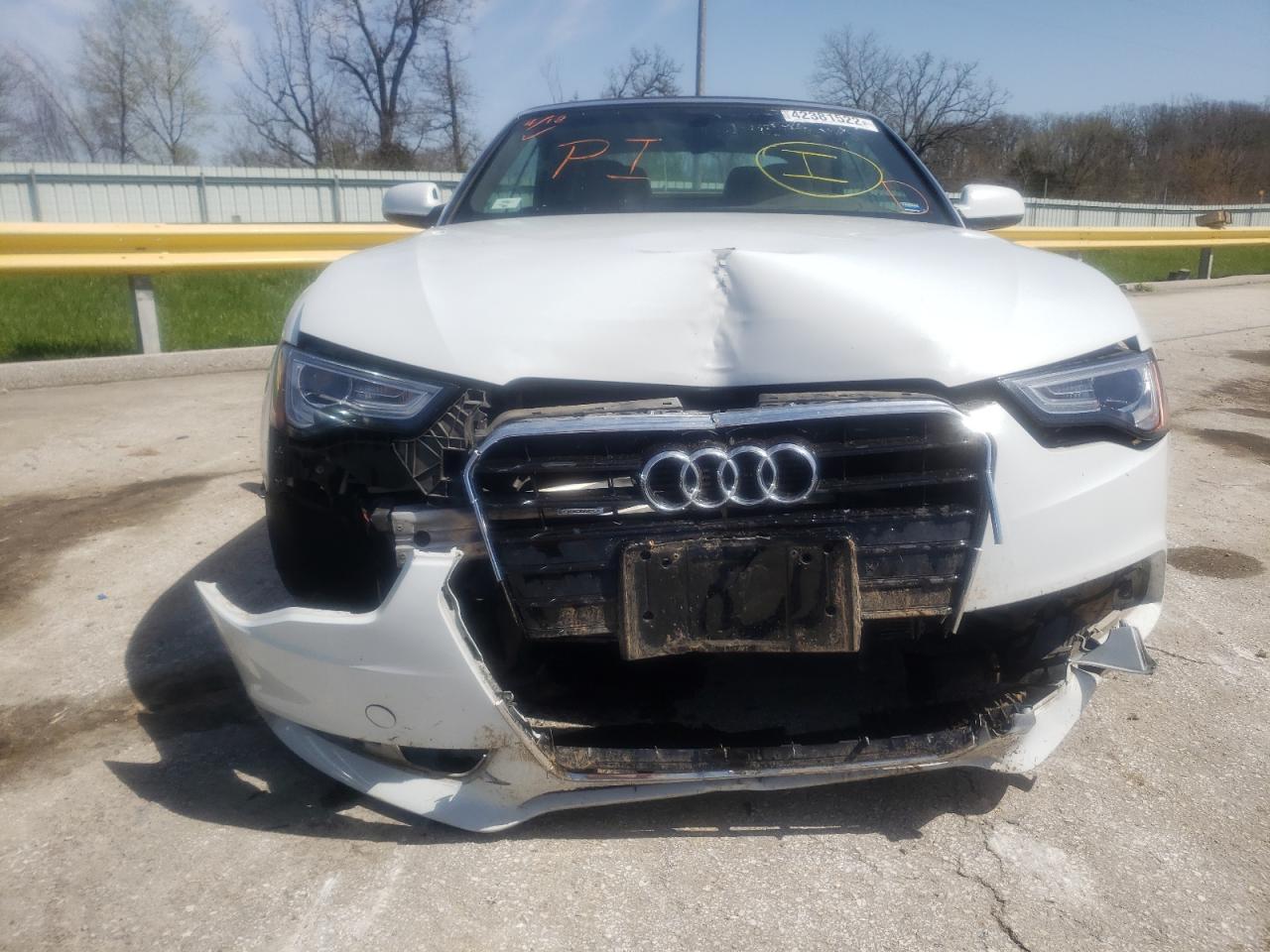 Photo 9 from auction – 2014 AUDI A5 PREMIUM with VIN WAULFAFH7EN012507