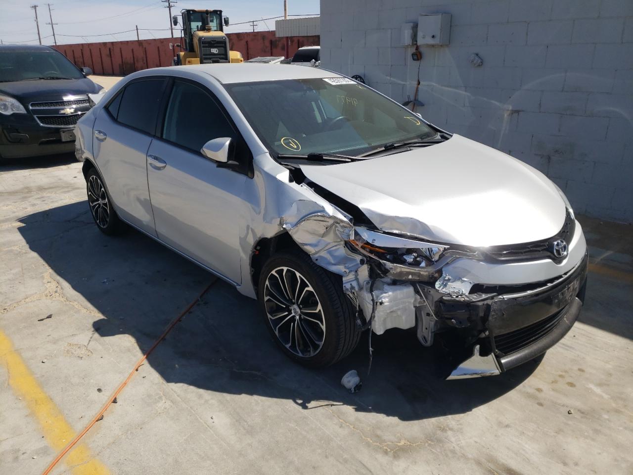 TOYOTA COROLLA L 2015 with VIN 2T1BURHE9FC340487 - Photo from auction