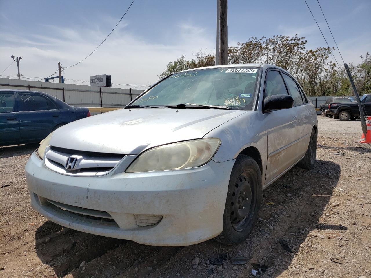 Photo 2 from auction – 2005 HONDA CIVIC LX with VIN 2HGES15535H516450