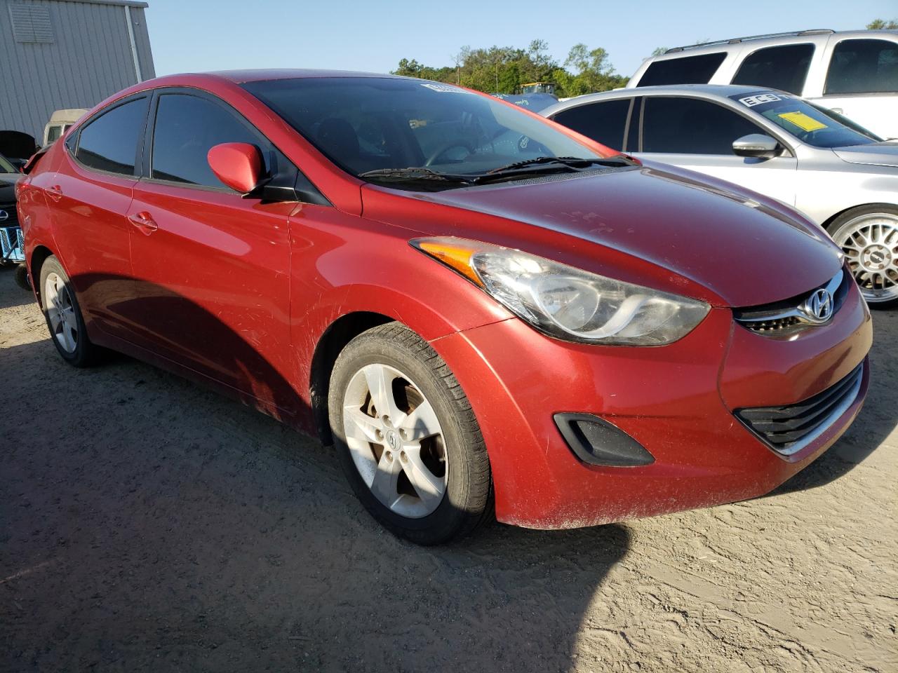 HYUNDAI ELANTRA GL 2011 with VIN KMHDH4AE3BU151885 - Photo from auction
