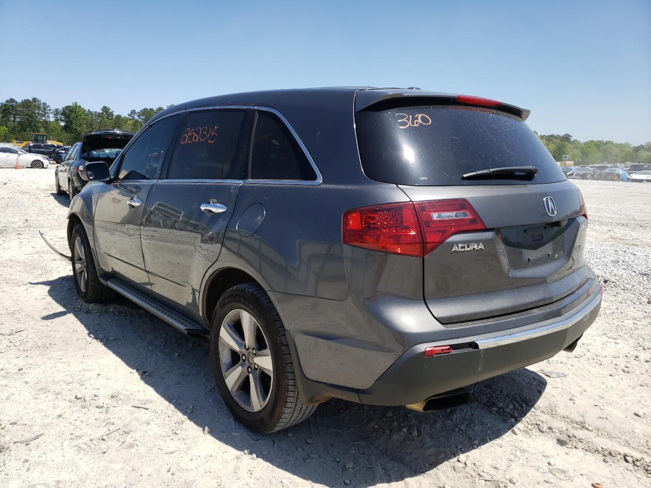 Photo 3 from auction – 2012 ACURA MDX TECHNO with VIN 2HNYD2H38CH514884