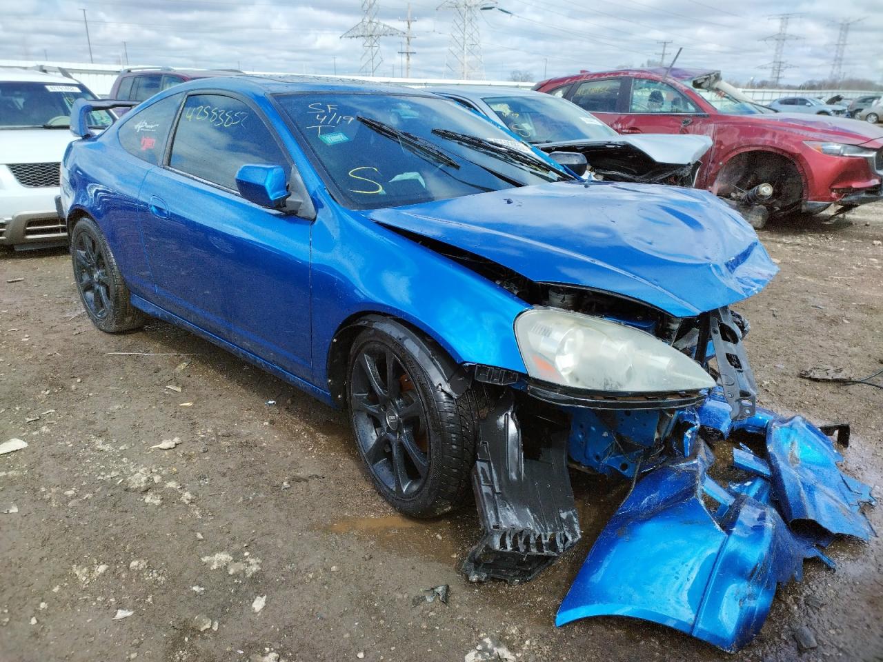 ACURA RSX 2005 with VIN JH4DC548X5S017761 - Photo from auction
