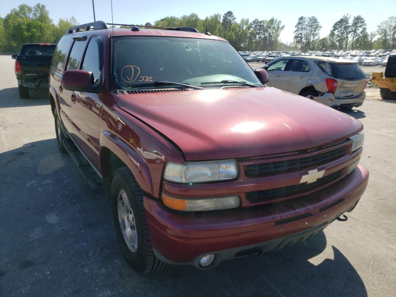 CHEVROLET SUBURBAN 2005 with VIN 3GNFK16Z45G296568 - Photo from auction