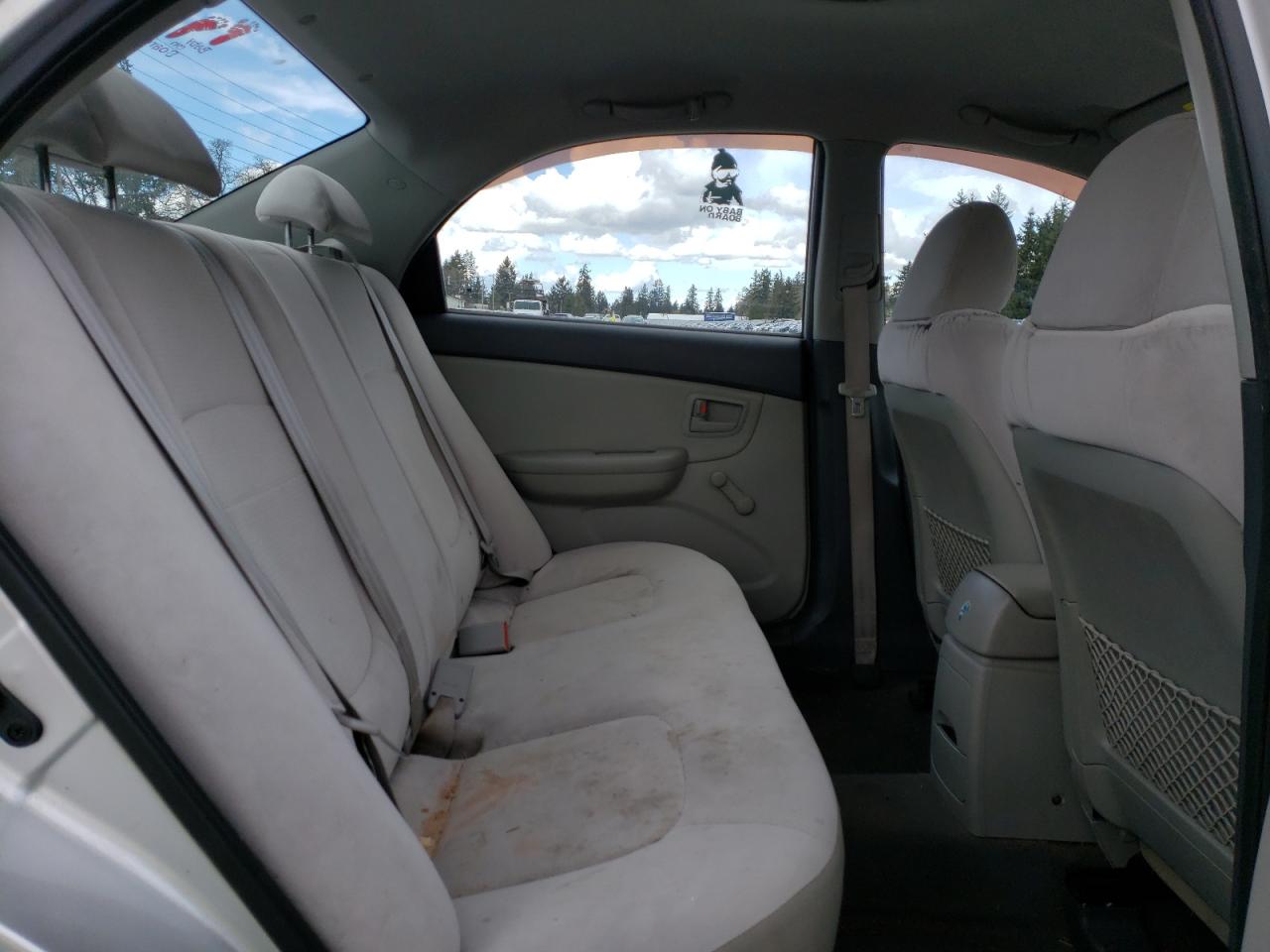 Photo 6 from auction – 2009 KIA SPECTRA EX with VIN KNAFE222295641475