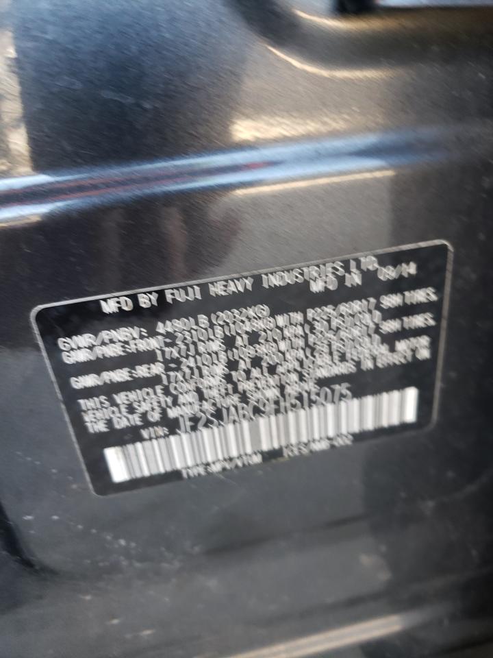 Photo 10 from auction – 2015 SUBARU FORESTER 2 with VIN JF2SJABC9FH515075