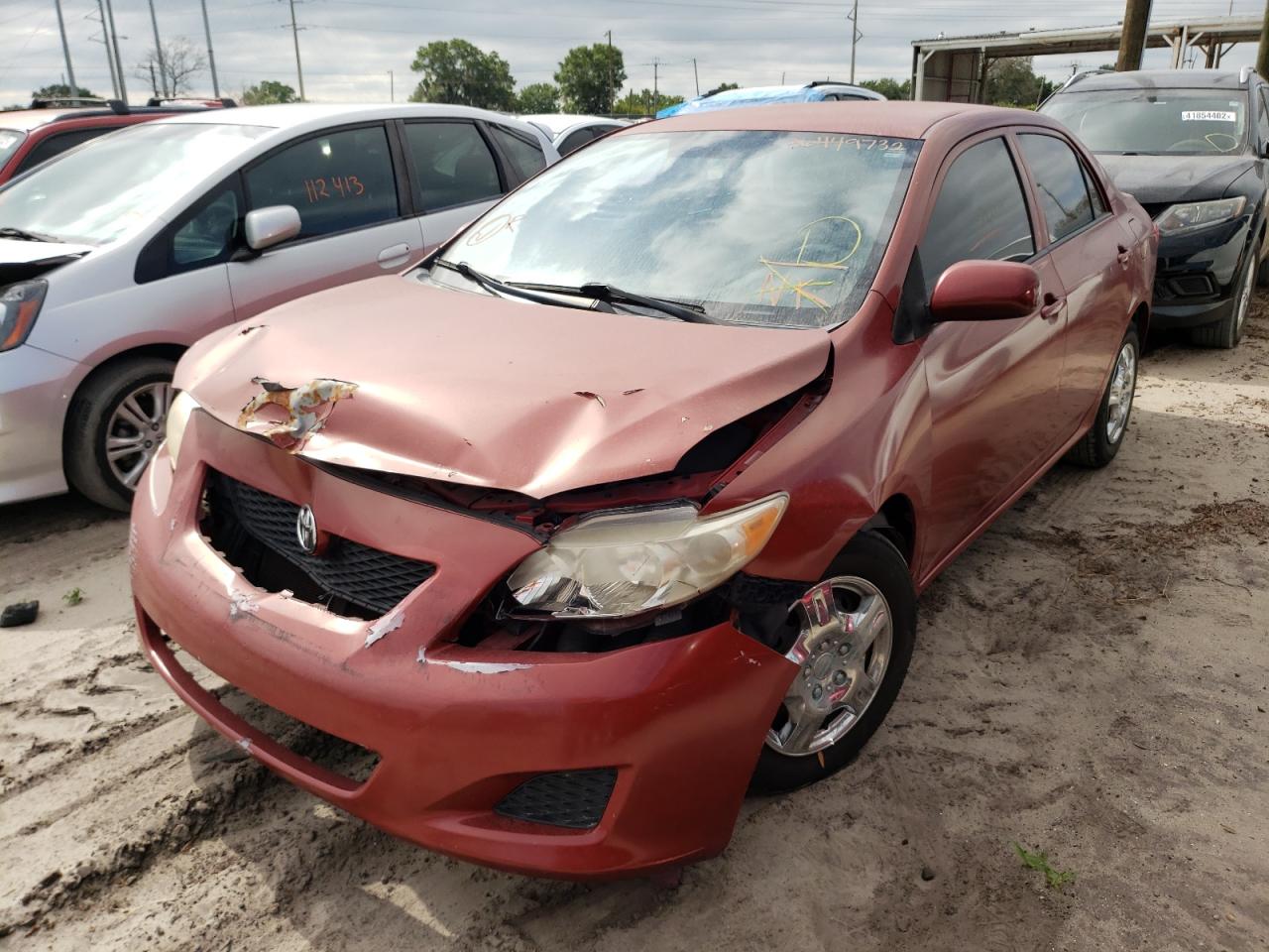 Photo 2 from auction – 2010 TOYOTA COROLLA BA with VIN 1NXBU4EE3AZ256261