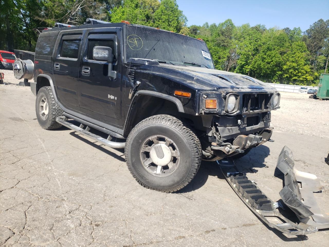 HUMMER H2 2008 with VIN 5GRGN23828H105695 - Photo from auction