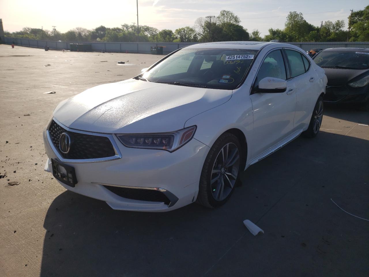 Photo 2 from auction – 2020 ACURA TLX TECHNO with VIN 19UUB2F40LA006172