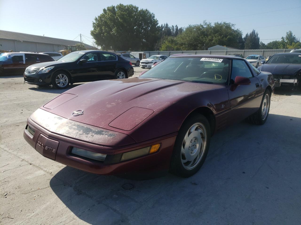 Photo 2 from auction – 1993 CHEVROLET CORVETTE with VIN 1G1YY23P2P5102146
