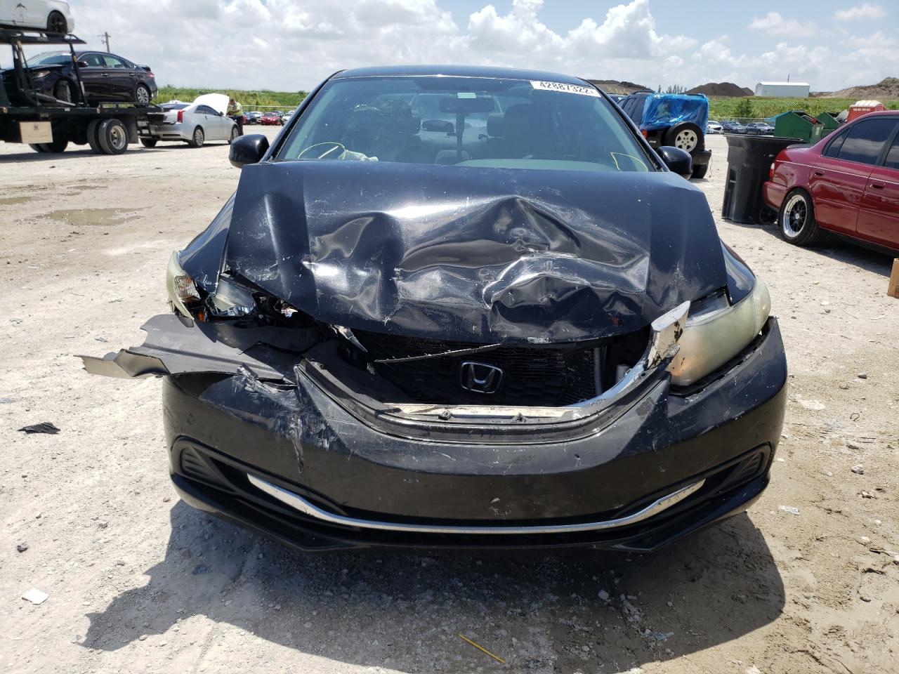 Photo 9 from auction – 2013 HONDA CIVIC LX with VIN 19XFB2F53DE018086