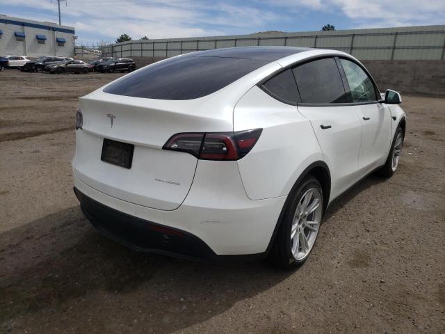 Photo 4 from auction – 2020 TESLA MODEL Y with VIN 5YJYGDEE9LF015211