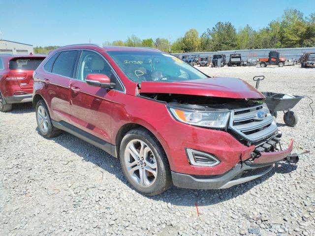 FORD EDGE TITAN 2018 with VIN 2FMPK3K85JBB80858 - Photo from auction