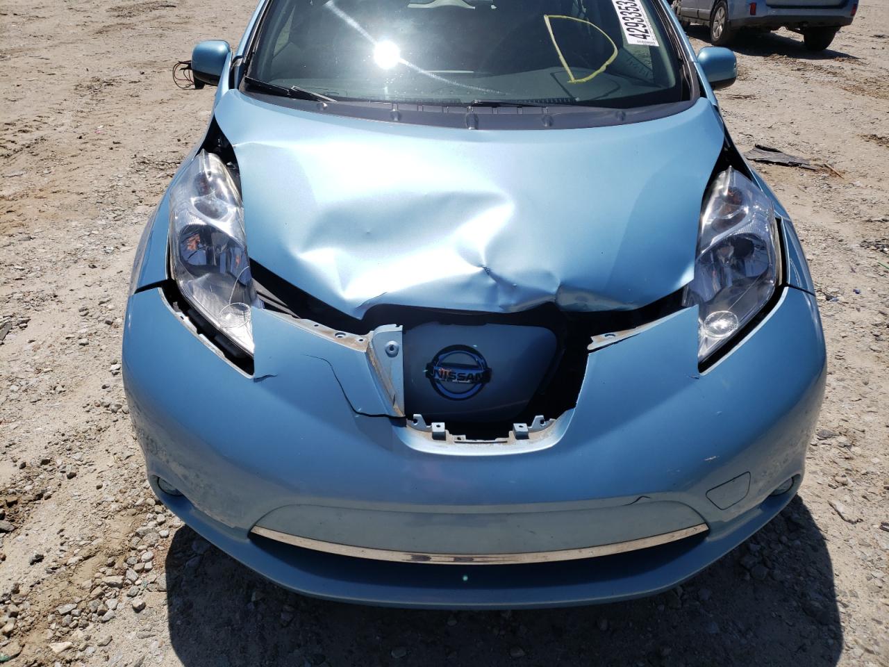 Photo 9 from auction – 2015 NISSAN LEAF S with VIN 1N4AZ0CP3FC316153