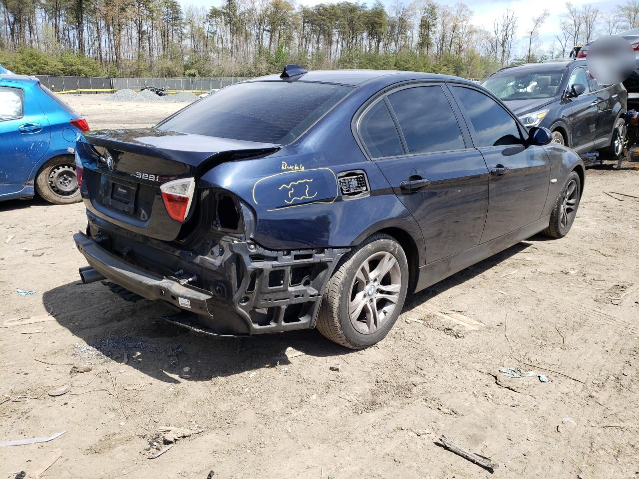 Photo 4 from auction – 2008 BMW 328 I with VIN WBAVA37518NL48682