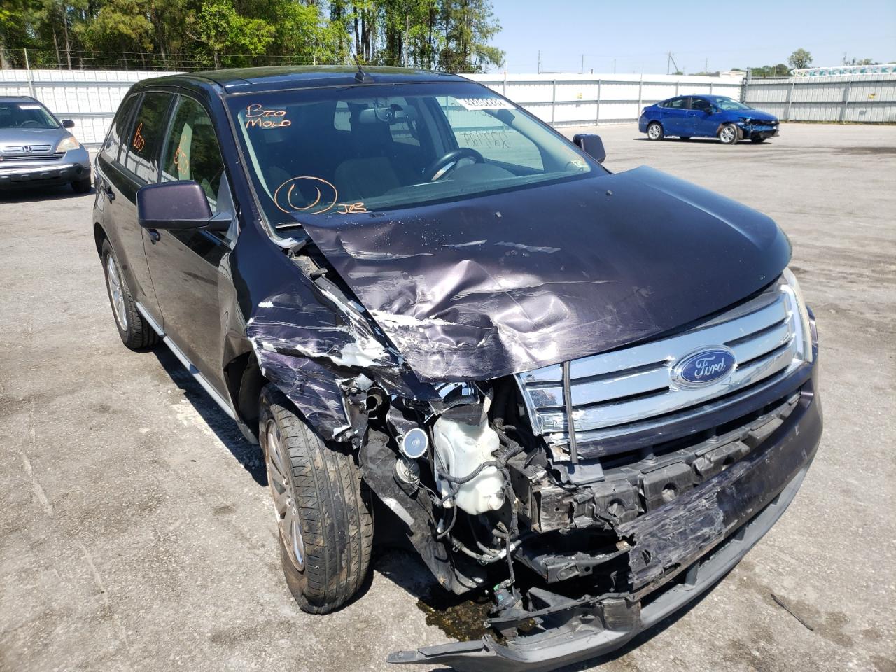FORD EDGE SEL 2007 with VIN 2FMDK38C47BB10131 - Photo from auction