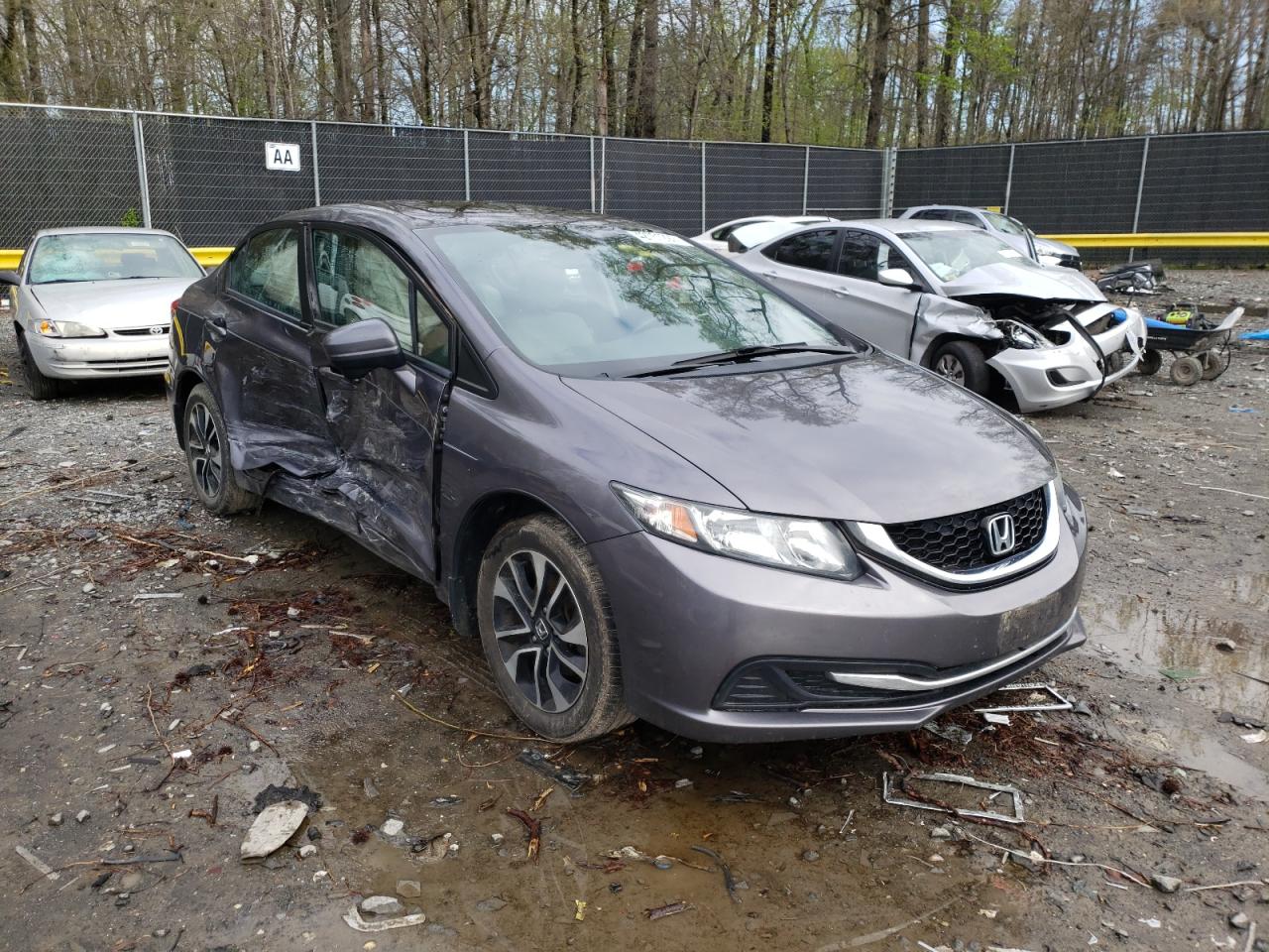 HONDA CIVIC EX 2015 with VIN 19XFB2F85FE090632 - Photo from auction