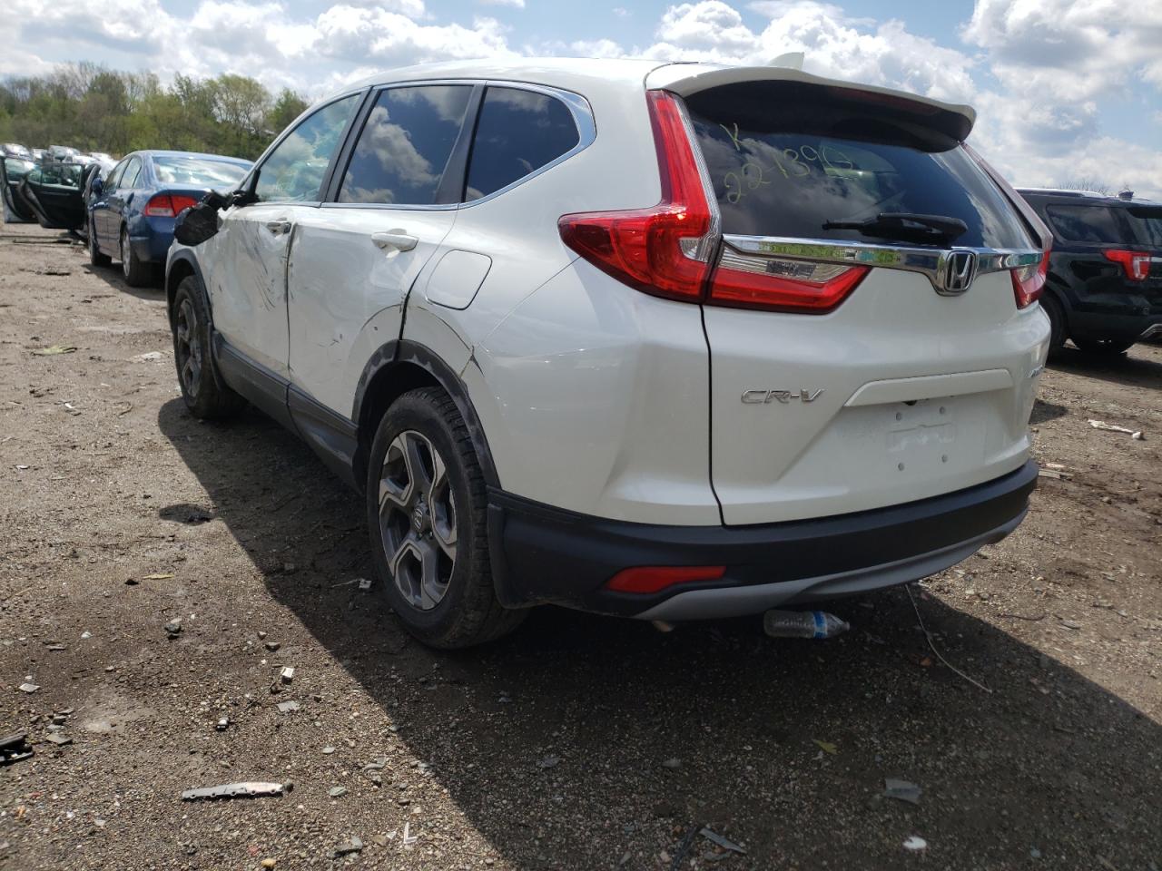 Photo 3 from auction – 2017 HONDA CR-V EX with VIN 2HKRW2H5XHH649191