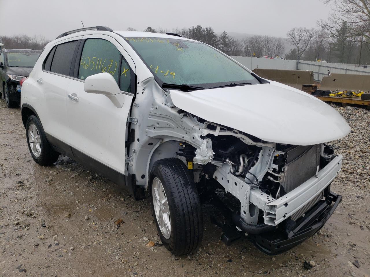 CHEVROLET TRAX 1LT 2019 with VIN KL7CJPSB9KB927195 - Photo from auction