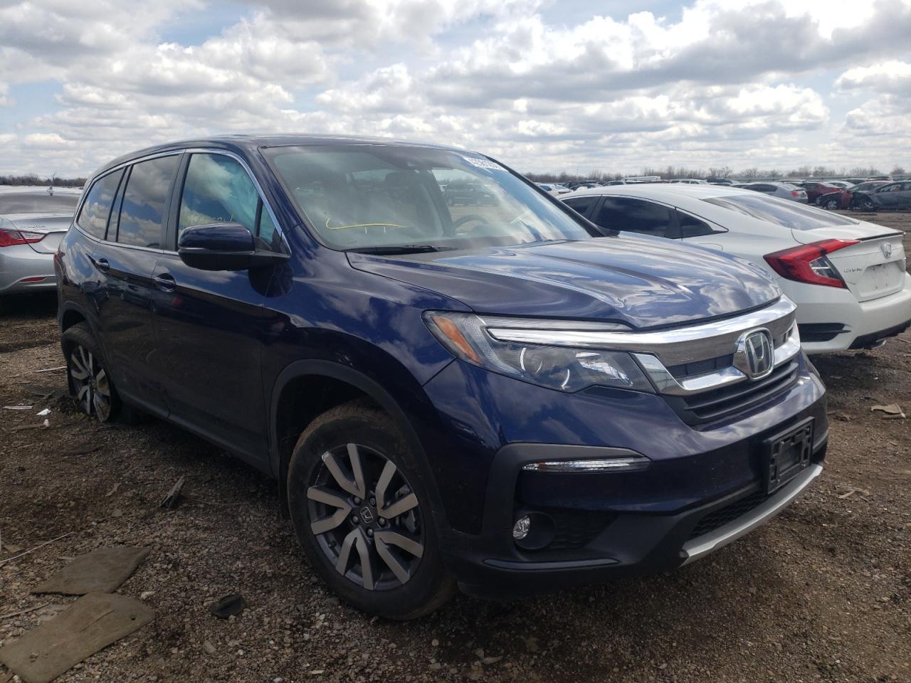 Photo 1 from auction – 2019 HONDA PILOT EX with VIN 5FNYF6H30KB068175