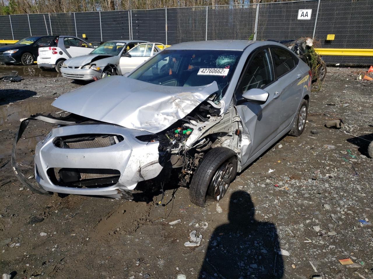 Photo 9 from auction – 2015 HYUNDAI ACCENT GLS with VIN KMHCT4AE3FU840406