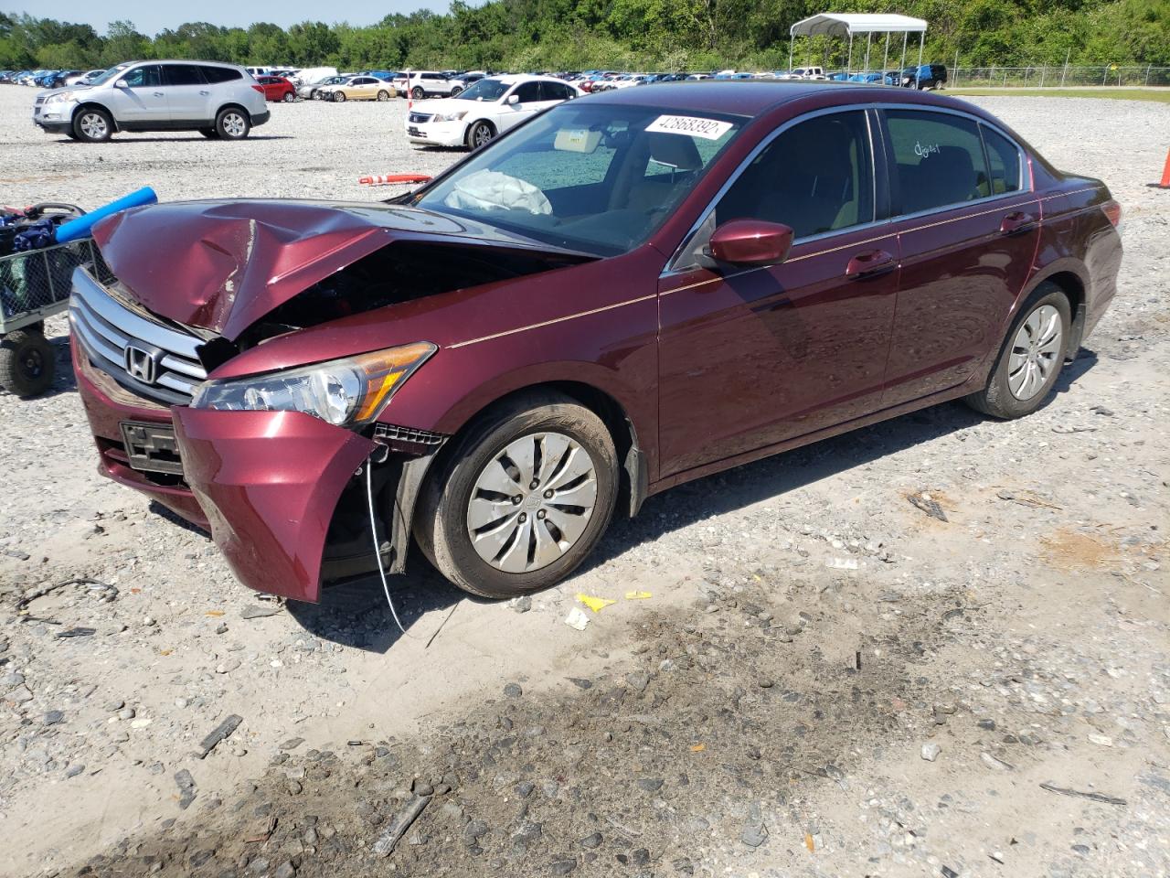 Photo 2 from auction – 2012 HONDA ACCORD LX with VIN 1HGCP2F38CA115970