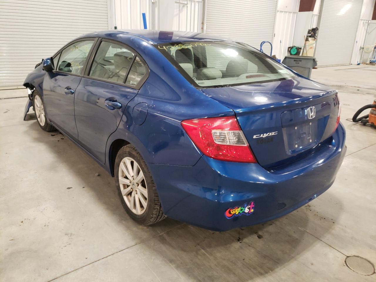 Photo 3 from auction – 2012 HONDA CIVIC EX with VIN 2HGFB2F86CH502364