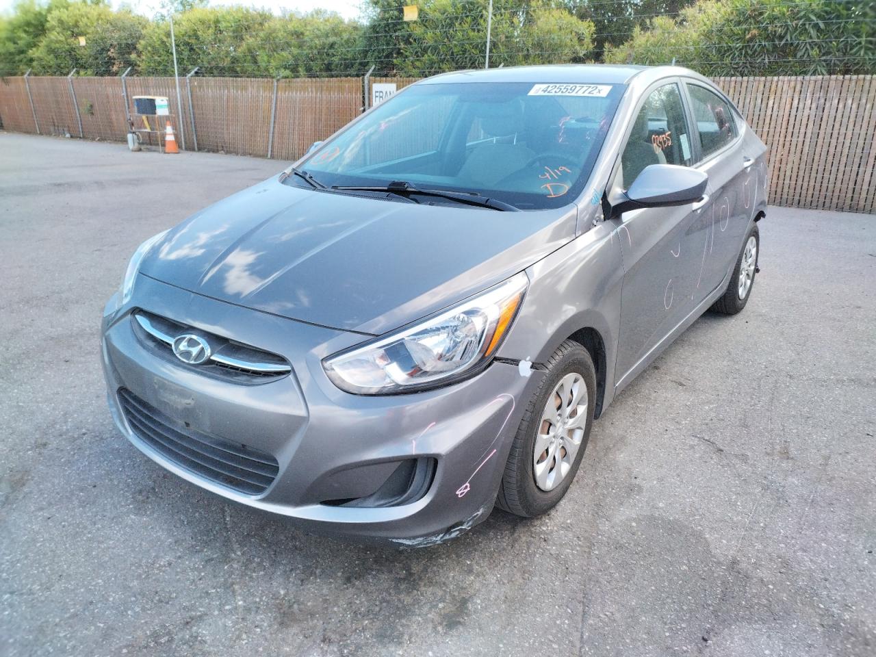 Photo 2 from auction – 2016 HYUNDAI ACCENT SE with VIN KMHCT4AE9GU035799
