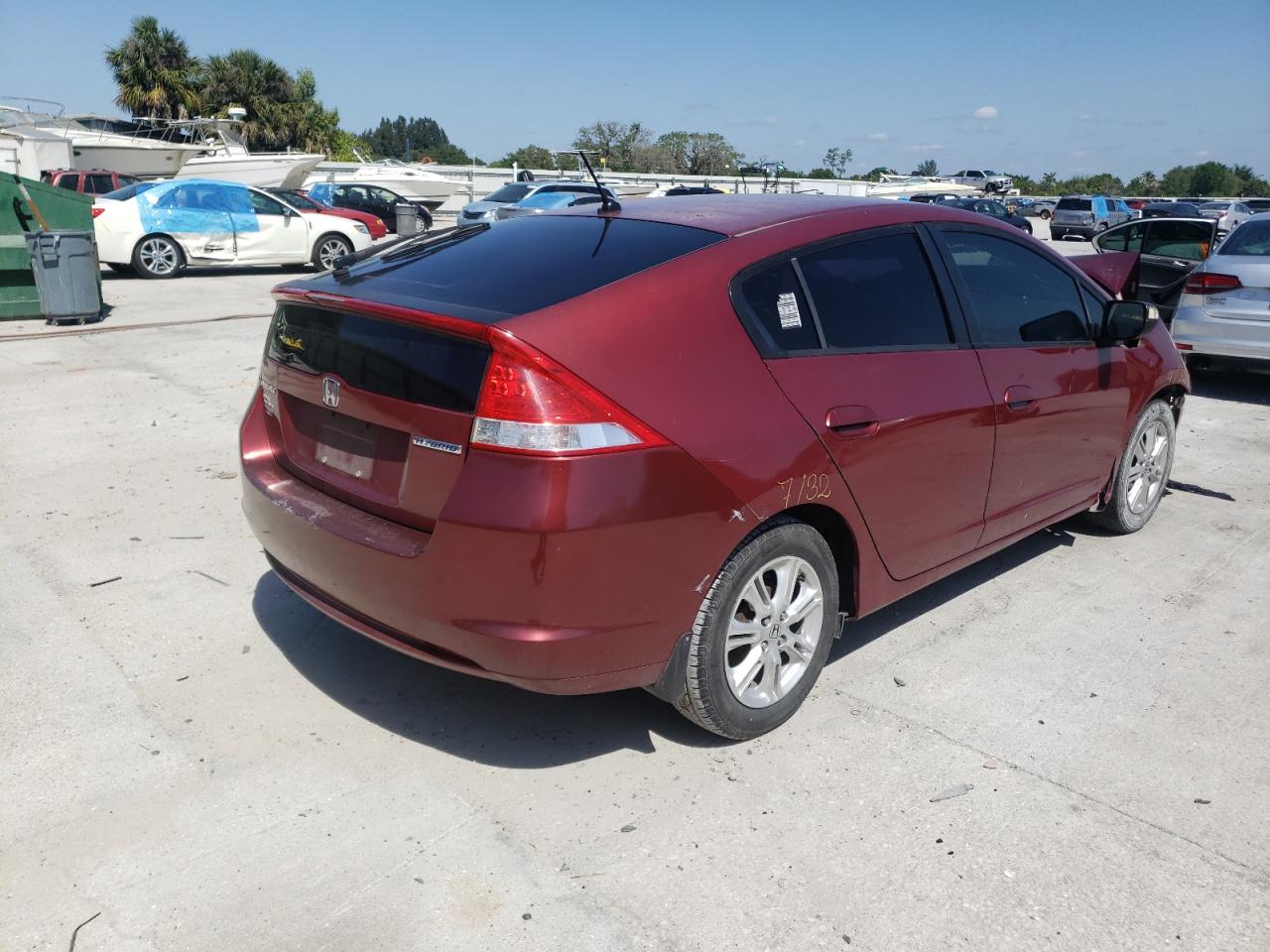 Photo 4 from auction – 2010 HONDA INSIGHT EX with VIN JHMZE2H77AS039601