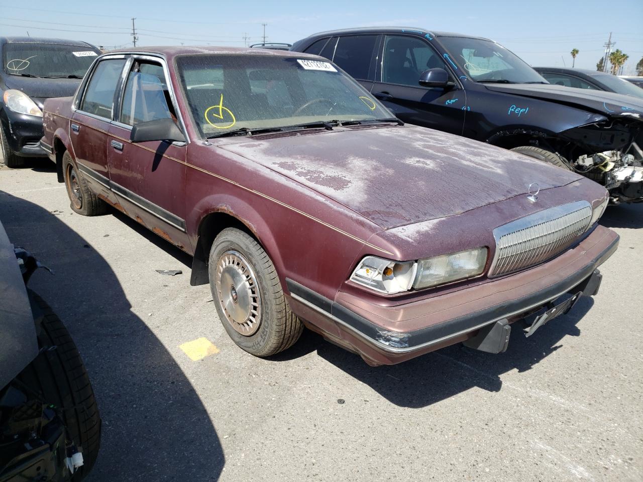 BUICK CENTURY SP 1992 with VIN 1G4AG54N2N6418949 - Photo from auction