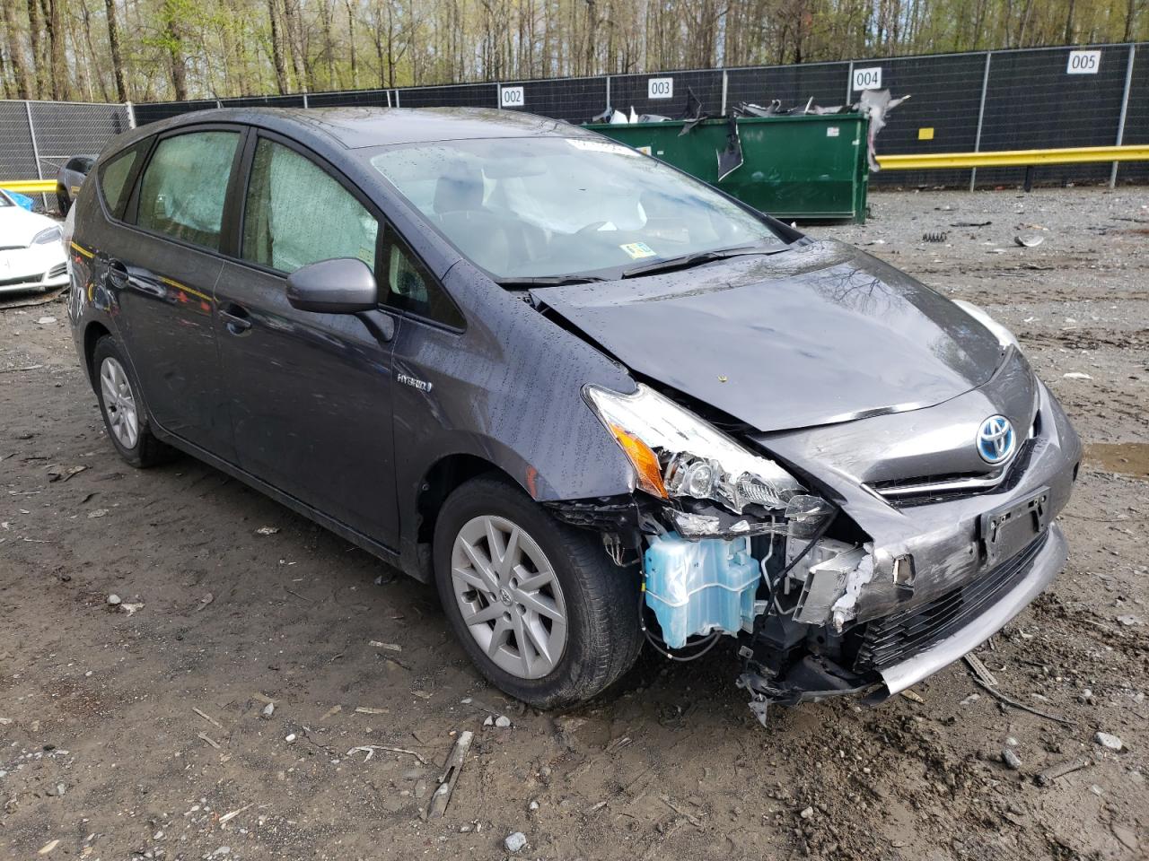 Photo 1 from auction – 2014 TOYOTA PRIUS V with VIN JTDZN3EU5E3333001