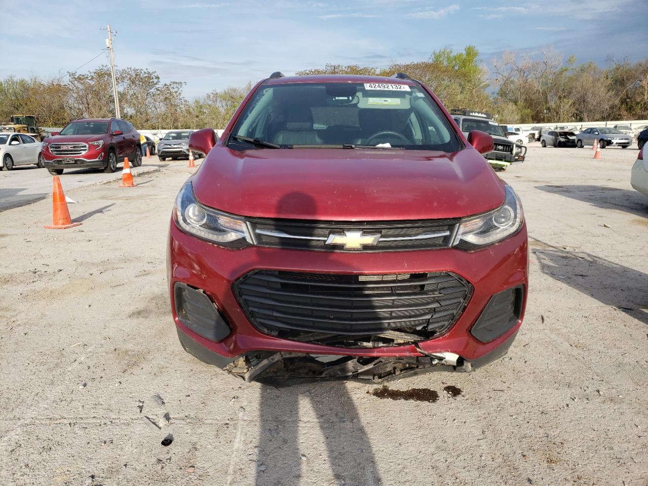 Photo 9 from auction – 2020 CHEVROLET TRAX 1LT with VIN 3GNCJLSB7LL228053