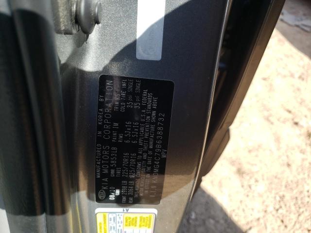 Photo 10 from auction – 2011 KIA SEDONA LX with VIN KNDMG4C79B6388732
