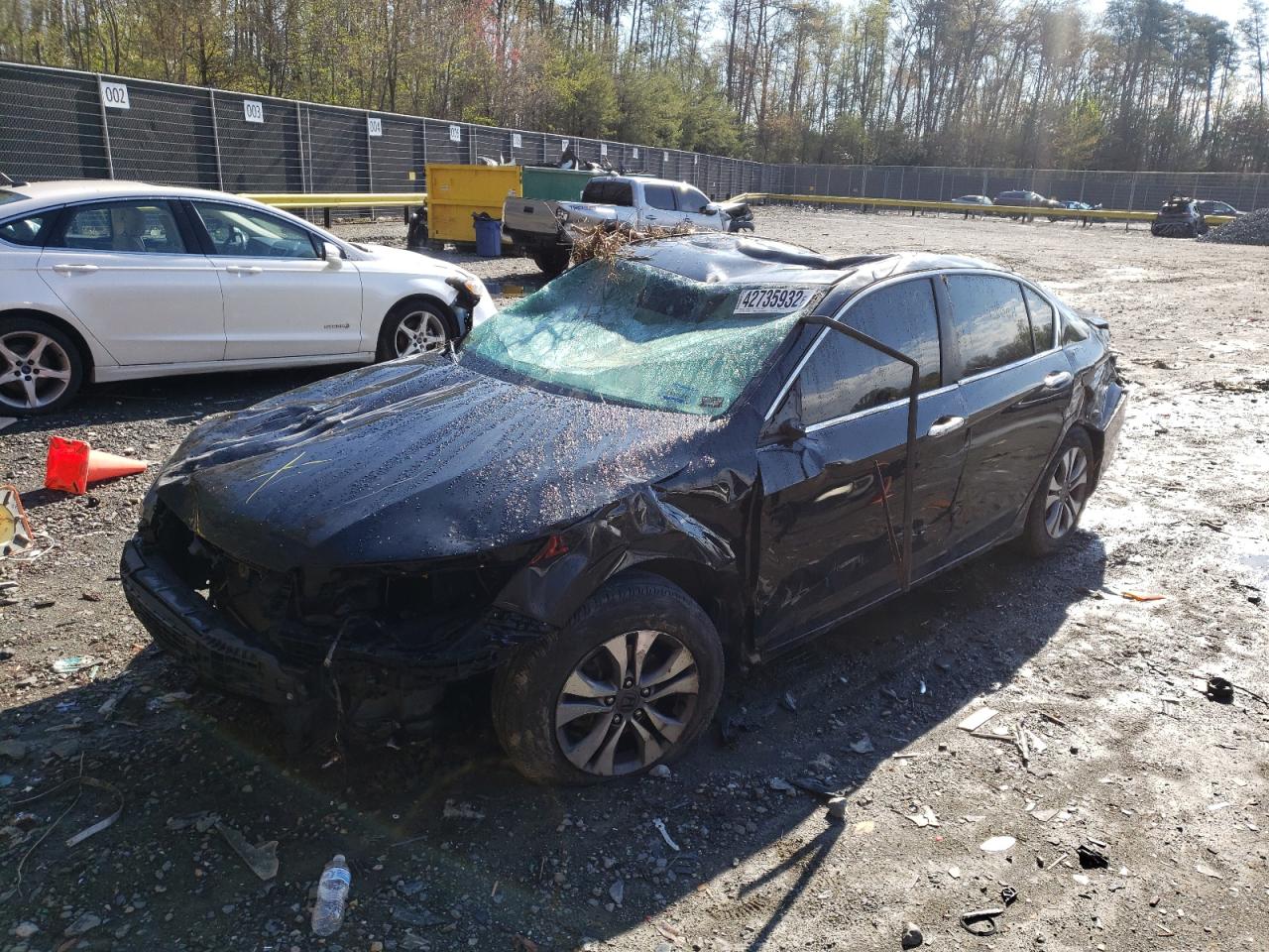 Photo 2 from auction – 2014 HONDA ACCORD LX with VIN 1HGCR2F30EA122196