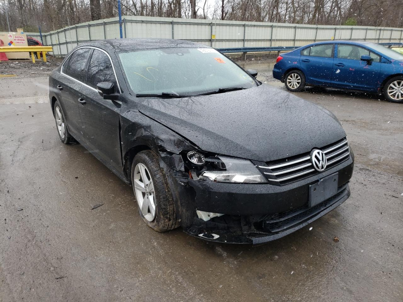 Photo 1 from auction – 2013 VOLKSWAGEN PASSAT SE with VIN 1VWBP7A33DC033761