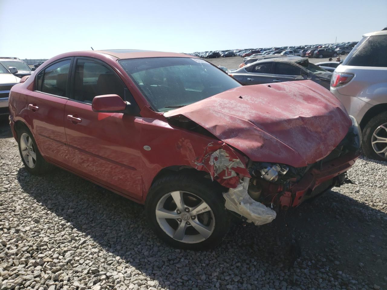 MAZDA 3 I 2005 with VIN JM1BK12F851328066 - Photo from auction