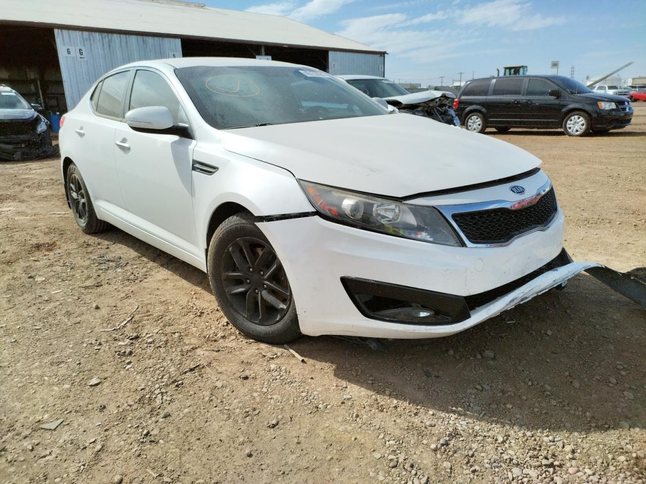 KIA OPTIMA LX 2013 with VIN KNAGM4A76D5375953 - Photo from auction